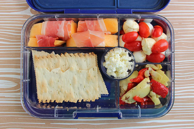 Antipasti for Lunch in the Yumbox Tapas