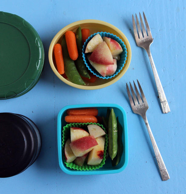 Thermos lunches with snack box side cars for day camp