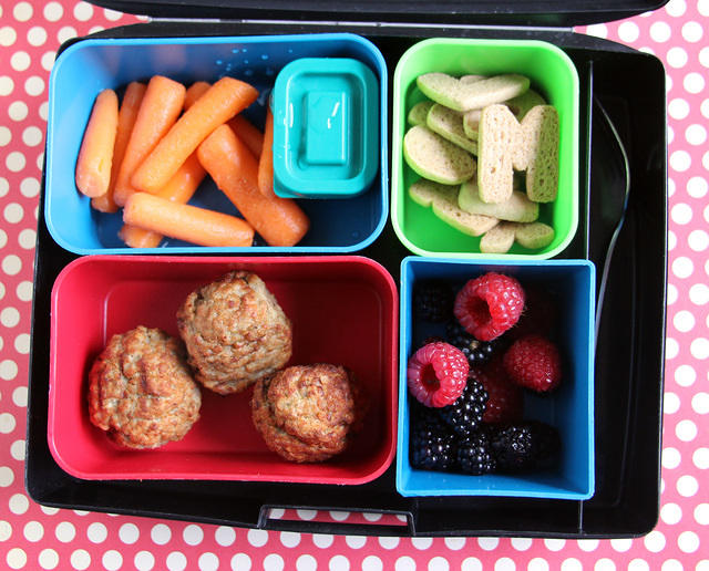 Kid-packed Laptop Lunches bento