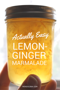 Actually Easy Lemon Ginger Marmalade