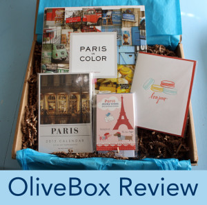 Review: OliveBox -- a monthly box for paper lovers