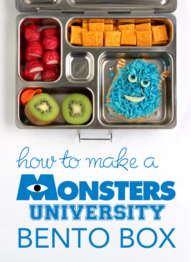 How to Make a Monsters University Bento Box -- a step-by-step tutorial