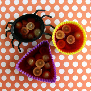 Jello with grapes looks like a witch's brew -- plus 9 other ideas for fun Halloween lunches
