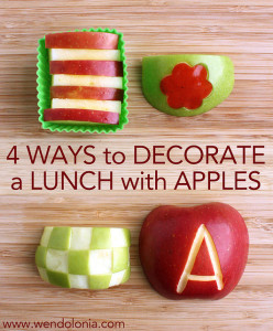 4 Ways to Decorate a Lunch with Apples