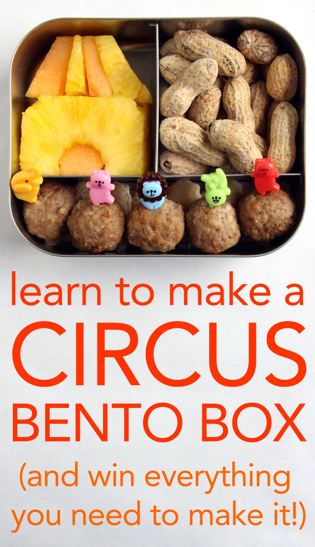 Learn to make a circus bento box -- and win everything you need to make it
