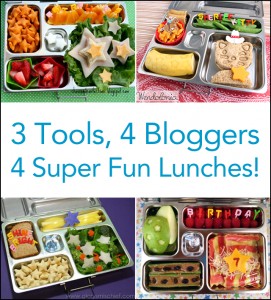 3 Tools, 4 Lunches: see how 4 bloggers use the same tools to make 4 creative lunches