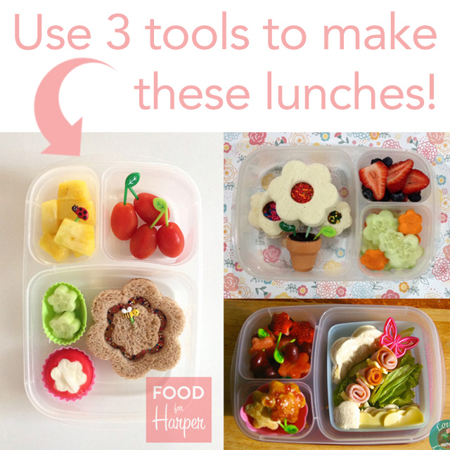 See how 3 bloggers made completely different lunches using the same 3 tools