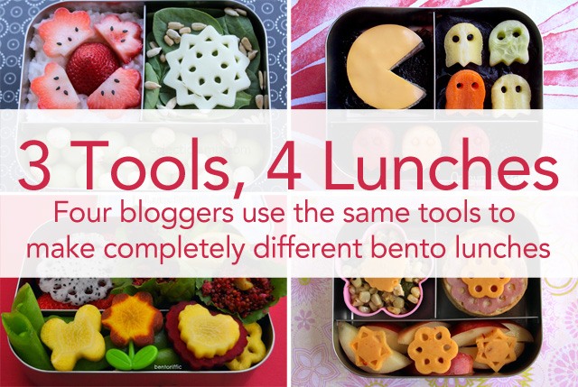 3 Tools, 4 Lunches: LunchBots Trio, mini romance cutters and lace cutters
