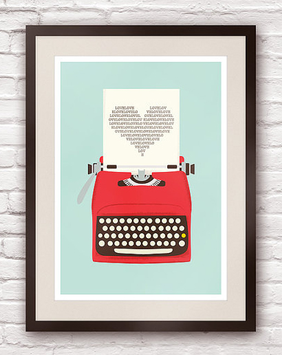 typewriter print