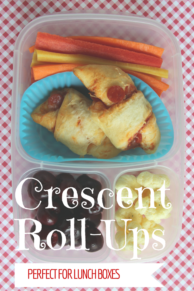 Crescent Roll-ups Four Ways -- These are EASY and great for snacks or lunch boxes