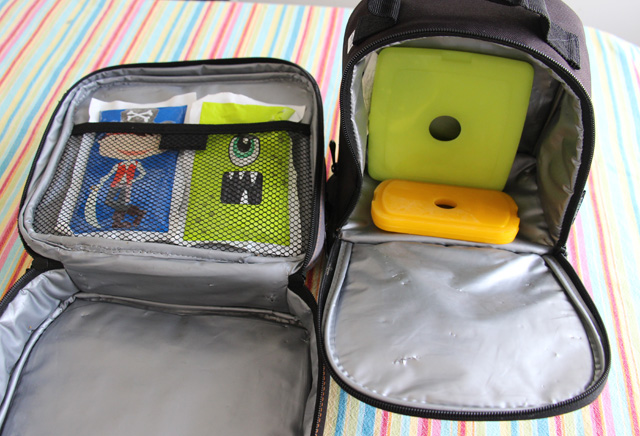 Packing Tips for Day Camp Lunches and Snacks: use thermal lunch bags and double up on ice packs