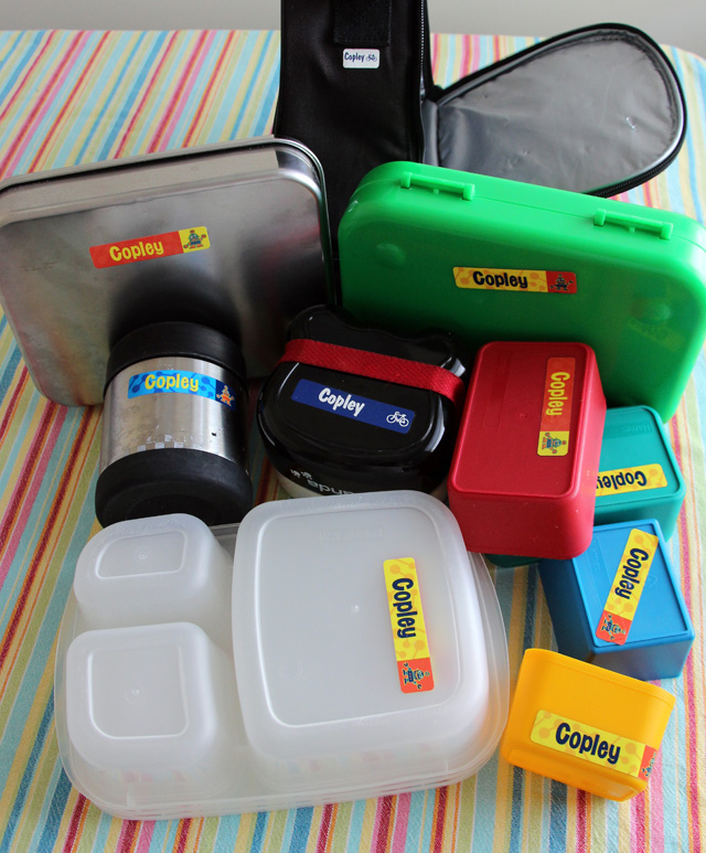 Packing Tips for Day Camp Lunches and Snacks: label EVERYTHING if you ever want to see your lunch gear again!