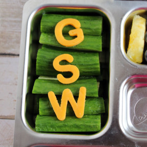 Warriors Bento Box Lunch! (You could easily make this for another team too.)