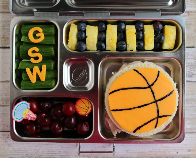 Warriors Bento Box Lunch! (You could easily make this for another team too.)