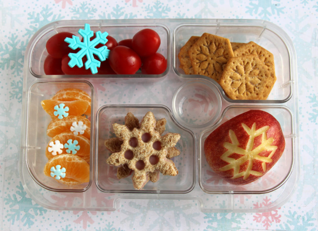 snowflake bento box for kids