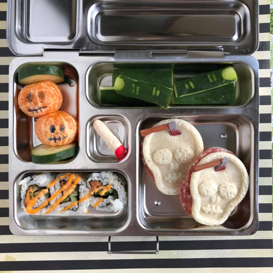 Halloween bento box lunch
