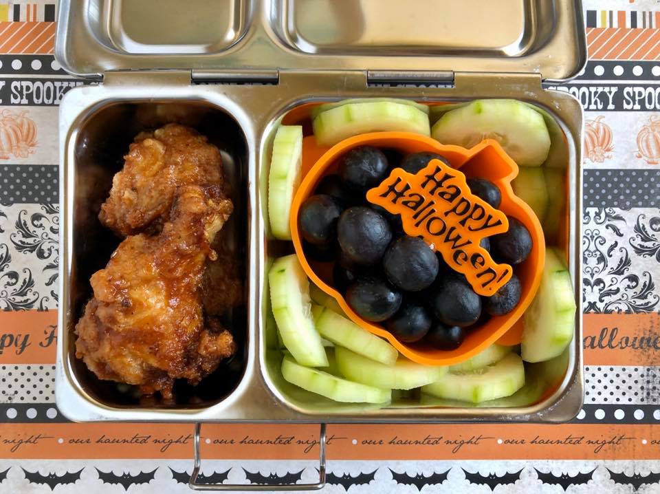 Halloween bento box lunch